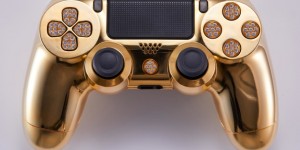 Beitragsbild des Blogbeitrags This Gold And Diamond Encrusted PS4 Controller Will Cost You $14,000