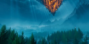 Beitragsbild des Blogbeitrags The Pathless: Giant Squids neues Abenteuer handelt vom Bogenschießen, Falknerei und einer mythischen Atmosphäre