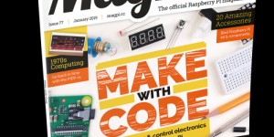 Beitragsbild des Blogbeitrags MagPi 77: Make with code