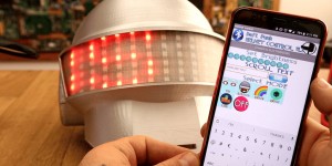 Beitragsbild des Blogbeitrags Electronoobs creates his own Bluetooth-controlled Daft Punk helmet