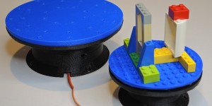 Beitragsbild des Blogbeitrags An Arduino-powered mini turntable with magnetic attachments 