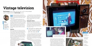 Beitragsbild des Blogbeitrags Upcycle a vintage TV with the Raspberry Pi TV HAT | The MagPi #78