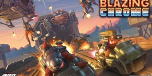 Beitragsbild des Blogbeitrags Behind the Bonkers Boss Battles of Blazing Chrome, Out Tomorrow