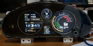 Beitragsbild des Blogbeitrags Designing custom Mazda MX5 Miata TFT cockpit gauge clusters 