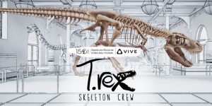 Beitragsbild des Blogbeitrags VIVE Studios’ latest title, ‘T. Rex: Skeleton Crew’, launches on VIVEPORT Infinity