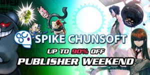 Beitragsbild des Blogbeitrags Spike Chunsoft Publisher Weekend, Up to 90% Off! 