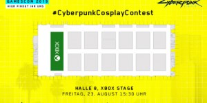 Beitragsbild des Blogbeitrags Cyberpunk 2077 Cosplay Contest: Seid live auf der gamescom 2019 dabei