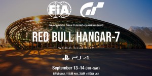 Beitragsbild des Blogbeitrags Die besten GT Sport-Fahrer treten im berühmten Hangar-7 gegeneinander an