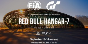 Beitragsbild des Blogbeitrags Die besten GT Sport-Fahrer treten im berühmten Hangar-7 gegeneinander an 