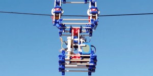 Beitragsbild des Blogbeitrags Rolling robot transformed into a zip lining contraption 