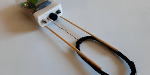 Beitragsbild des Blogbeitrags Minimal metal detector made with an Arduino and a coil of wire