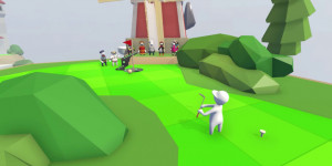 Beitragsbild des Blogbeitrags Human: Fall Flat – Free Levels Golf and City Available Today