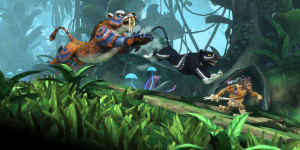 Beitragsbild des Blogbeitrags Stone-Fiction Platformer Jet Kave Adventure Now Available