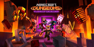 Beitragsbild des Blogbeitrags Minecraft Dungeons Flames of the Nether Available Now