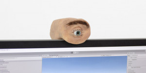 Beitragsbild des Blogbeitrags Eyecam is a creepy webcam shaped like a human eye 