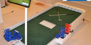 Beitragsbild des Blogbeitrags Playing Connect Four against a mini golfing AI opponent 