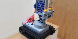 Beitragsbild des Blogbeitrags A remote-controlled Arduino Nerf tank 