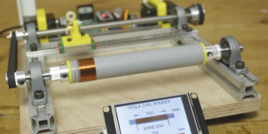 Beitragsbild des Blogbeitrags This Arduino machine winds Tesla coils automatically
