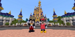 Beitragsbild des Blogbeitrags Minecraft x Walt Disney World Magic Kingdom Adventure DLC 