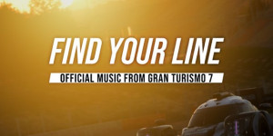 Beitragsbild des Blogbeitrags Bekanntgabe der Tracklist von Find Your Line (offizielle Musik von Gran Turismo 7)