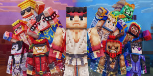 Beitragsbild des Blogbeitrags New Challengers Approach in the Minecraft World Warrior Skin Pack