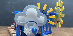 Beitragsbild des Blogbeitrags Check the weather from indoors with this MKR WiFi 1010-controlled contraption