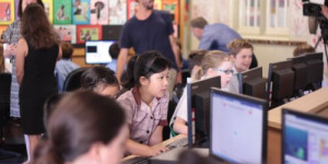 Beitragsbild des Blogbeitrags Code Club in Wales with translations, teacher training and a country-wide codealong
