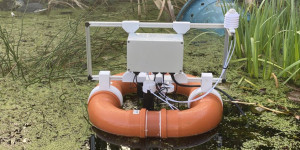 Beitragsbild des Blogbeitrags Keeping algae in check with a DIY pond monitor