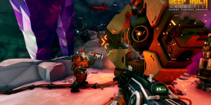 Beitragsbild des Blogbeitrags Designing new Deep Rock Galactic weapons with the DualSense controller in mind