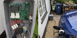 Beitragsbild des Blogbeitrags This EV charger packs an Arduino-based DIY solution in a commercial enclosure