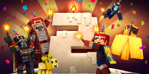 Beitragsbild des Blogbeitrags Celebrate Minecraft Dungeons Second Anniversary 