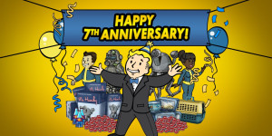 Beitragsbild des Blogbeitrags Fallout Shelter Turns 7 with Anniversary Giveaways and Sale