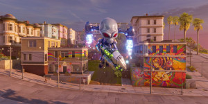 Beitragsbild des Blogbeitrags Destroy All Humans! 2 – Reprobed: Erobert die Erde im Couch-Koop