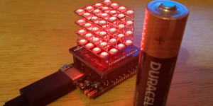 Beitragsbild des Blogbeitrags An LED cube circuit sculpture shield for the UNO Mini LE 