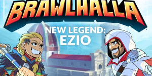 Beitragsbild des Blogbeitrags Assassins Creeds Ezio und Eivor kommen nach Brawlhalla