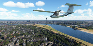 Beitragsbild des Blogbeitrags gamescom 2022: Microsoft Flight Simulator launcht City Update und teilt Details zur 40th Anniversary Edition