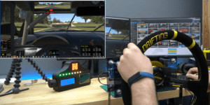 Beitragsbild des Blogbeitrags This DIY steering wheel is a cheaper alternative for use in sim racing 