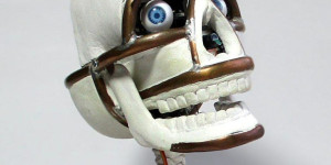 Beitragsbild des Blogbeitrags This skull-like android head was made to mimic human expressions 