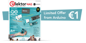 Beitragsbild des Blogbeitrags Arduino has guest-edited a special edition of Elektor Magazine — and were giving away the digital copy for only €1 for a limited time 