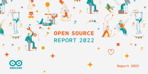 Beitragsbild des Blogbeitrags The 2022 Arduino Open Source Report is out