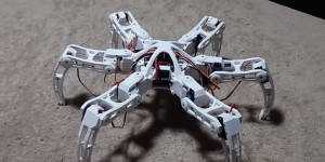 Beitragsbild des Blogbeitrags A very nimble DIY hexapod robot 