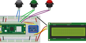 Beitragsbild des Blogbeitrags Make a Pico LCD true or false quiz game