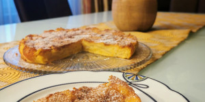 Beitragsbild des Blogbeitrags Französischer Apfelkuchen  