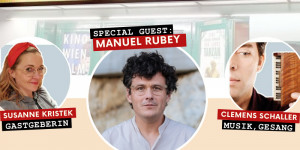 Beitragsbild des Blogbeitrags Livestream Lesebühne mit Manuel Rubey!