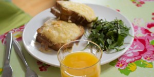 Beitragsbild des Blogbeitrags croque monsieur zum frühstück