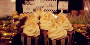Beitragsbild des Blogbeitrags aperol cupcakes {oscar buffet 2016} 