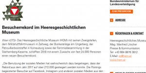 Beitragsbild des Blogbeitrags Zahlen lügen nicht? Oder: das Heeresgeschichtliche Museum in der Wikipedia