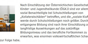 Beitragsbild des Blogbeitrags Das Verschwinden von Kindern und Jugendlichen aus dem Infektionsgeschehen in Österreich 