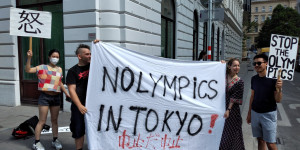 Beitragsbild des Blogbeitrags Olympische Spiele in Japan: Pandemie, Radau-Nationalismus und Korruption 