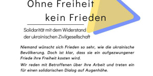 Beitragsbild des Blogbeitrags Ohne Freiheit kein Frieden